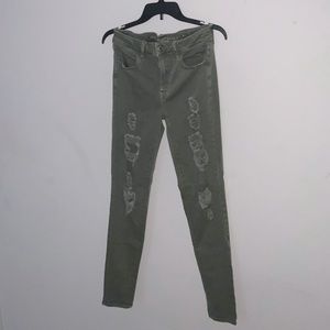 Green AE Jeggings - 10Long